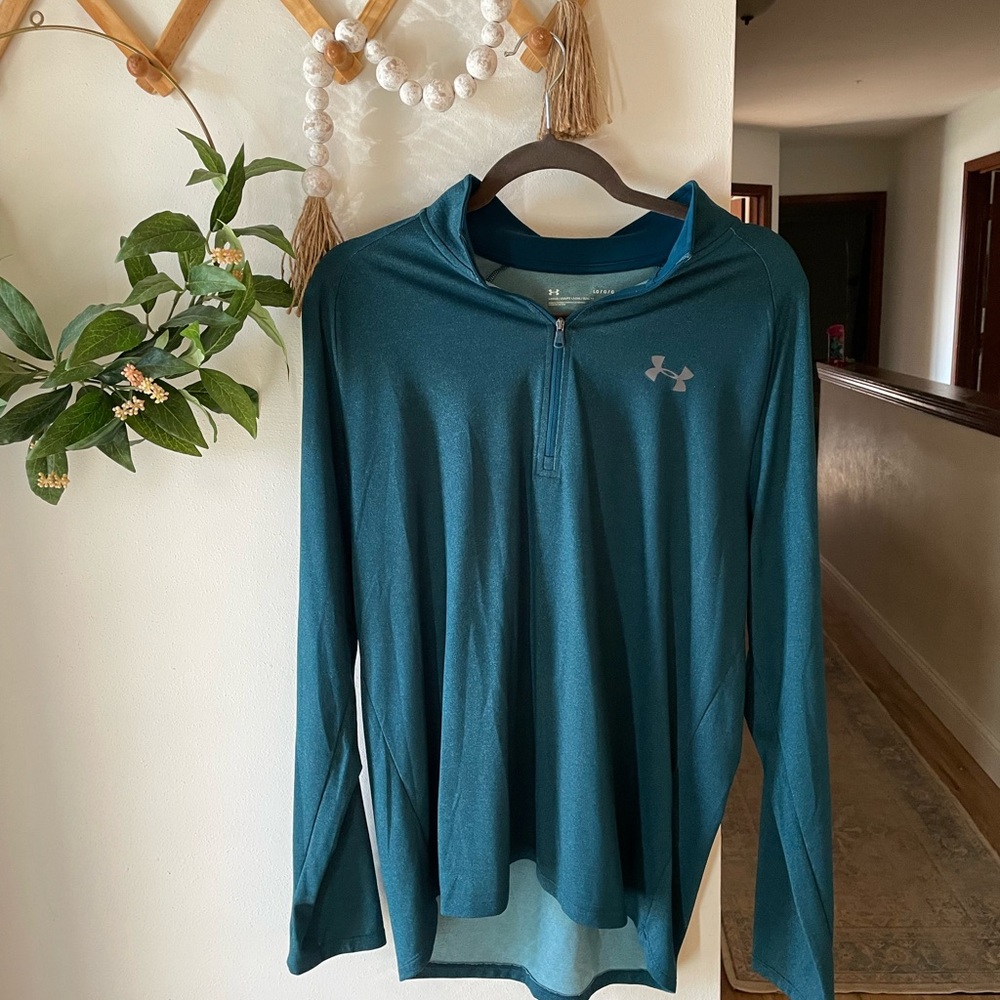 Under Armour Blue Quarter Zip Pullover
